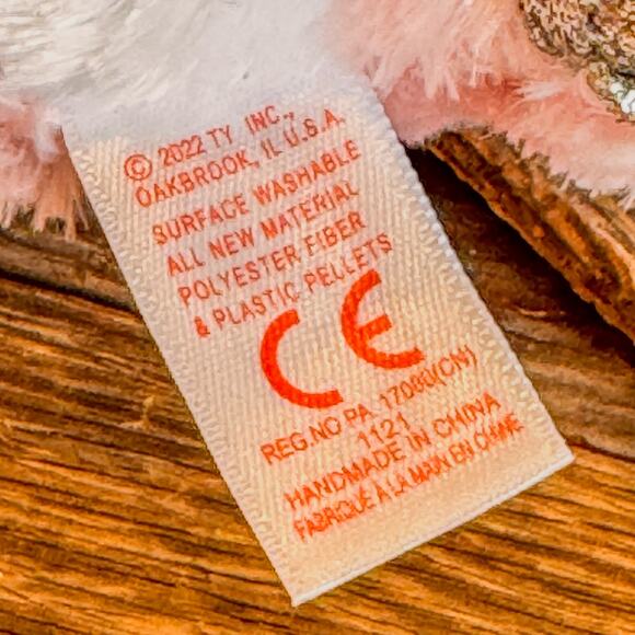 NWT Pair of Cat TY Beanie Boos-2022 Fiona the Pink Cat & 2021 Livvie the Leopard - Picture 4 of 9